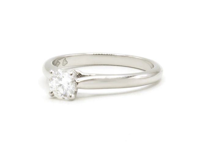 Cartier-Ring, Modell "Solitaire 1895". Silber - Ansicht 2