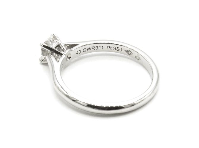 Cartier-Ring, Modell "Solitaire 1895". Silber - Ansicht 4