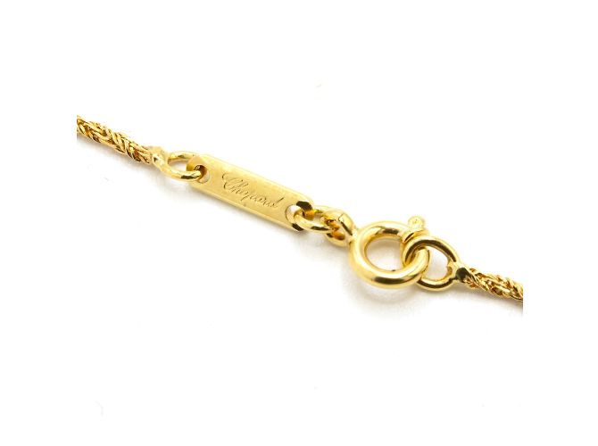 Collar Chopard Happy Diamonds; Dorado - vista 5