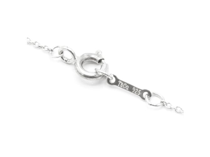 Tiffany & Co Palima Picasso Kleeblatt Herz Silber Halskette - Ansicht 4