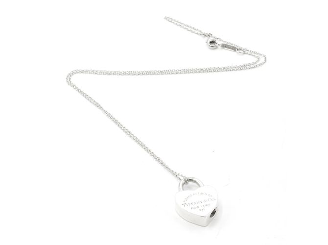 Collana Tiffany & Co Return to Tiffany Cuore Cadenas Argento - vista 2