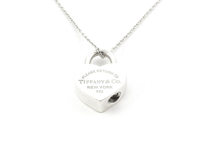 Collana Tiffany & Co Return to Tiffany Cuore Cadenas Argento - vista 3