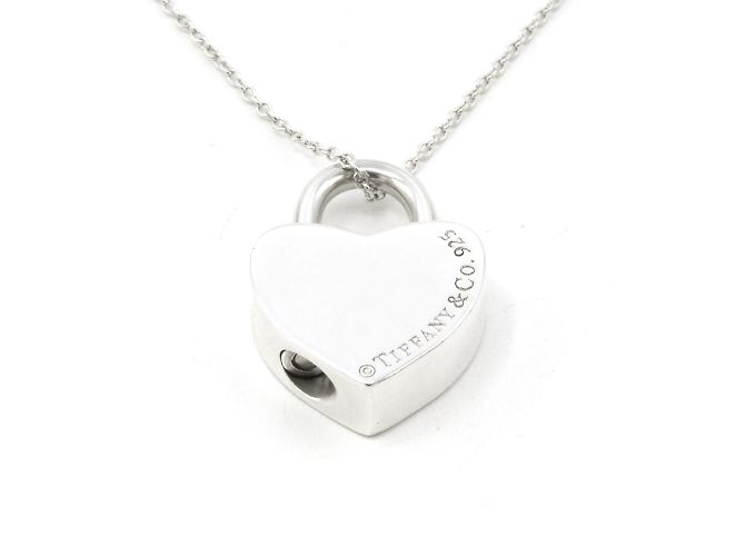 Collana Tiffany & Co Return to Tiffany Cuore Cadenas Argento - vista 4