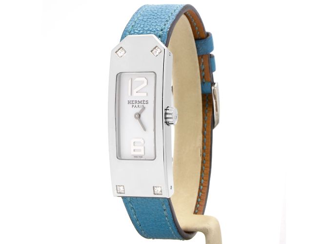 Orologio Hermès Kelly II (KT1.230). Argento - vista 2