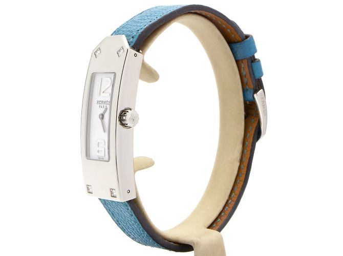 Orologio Hermès Kelly II (KT1.230). Argento - vista 3