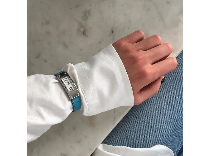 Orologio Hermès Kelly II (KT1.230). Argento - vista 7