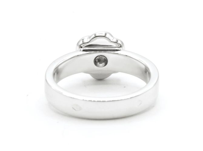 Anello Chanel Camelia in oro bianco 18K e diamante Argento - vista 3