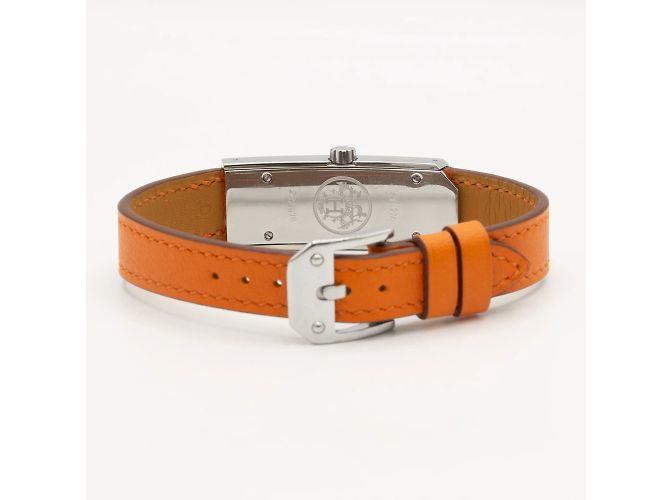 Hermès Kelly II Modell Uhr. Silber - Ansicht 4