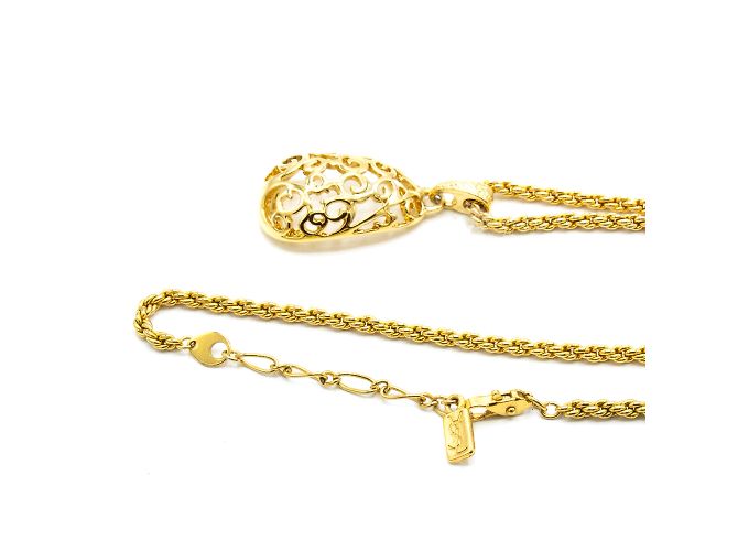 Collar Yves Saint Laurent. Dorado - vista 4