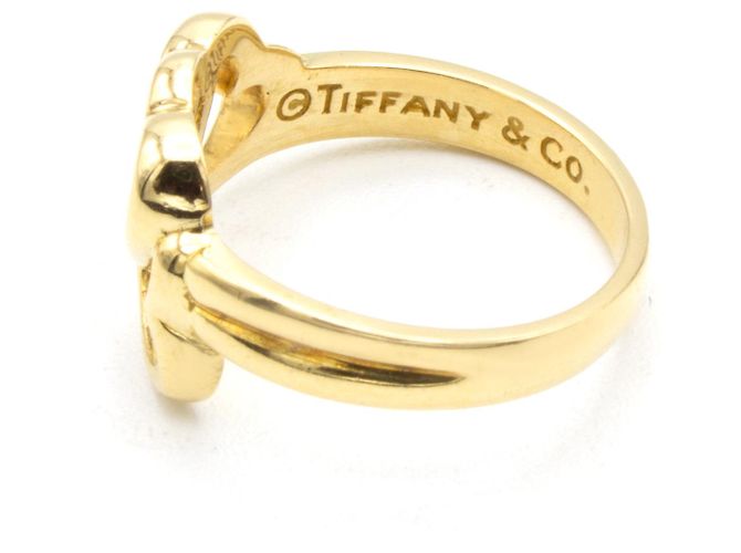 Tiffany & Co Triple Herz Ring 18k Gelbgold Größe 48 Golden - Ansicht 2