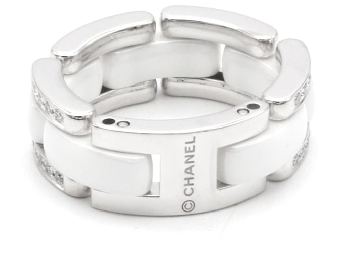 Anello Chanel, modello "Ultra". Bianco - vista 2