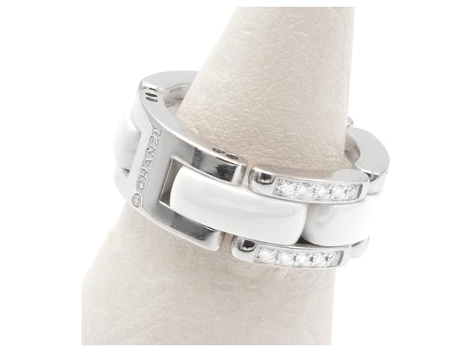 Anello Chanel, modello "Ultra". Bianco - vista 4
