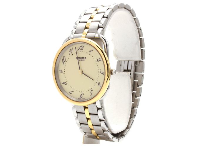 Hermès Hermes Arceau Uhr (AR4.720). Golden - Ansicht 2
