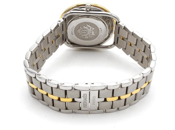 Hermès Hermes Arceau Uhr (AR4.720). Golden - Ansicht 4
