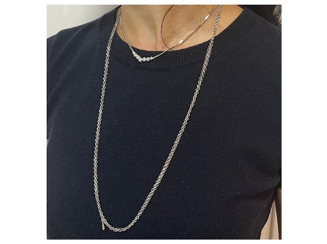 Collana a catena tripla in argento Tiffany & Co. Elsa Peretti - vista 3