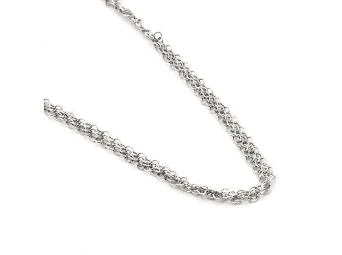 Collana a catena tripla in argento Tiffany & Co. Elsa Peretti - vista 4