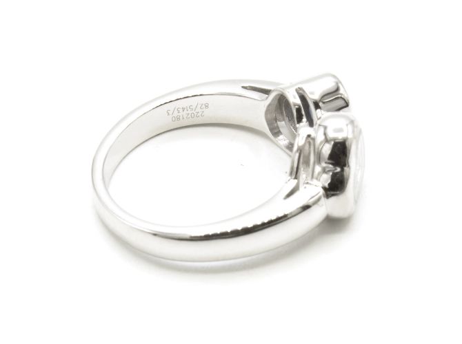 Anello Happy Diamonds di Chopard. Argento - vista 4