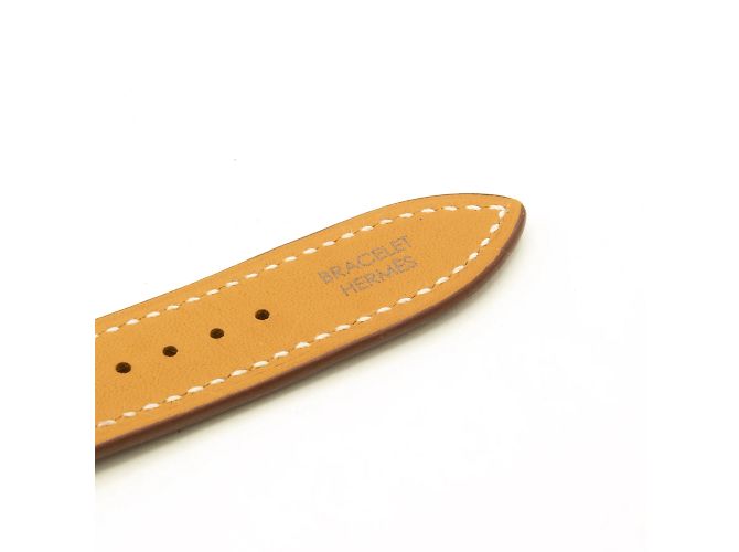 Hermès Sellier Uhr. Golden - Ansicht 7