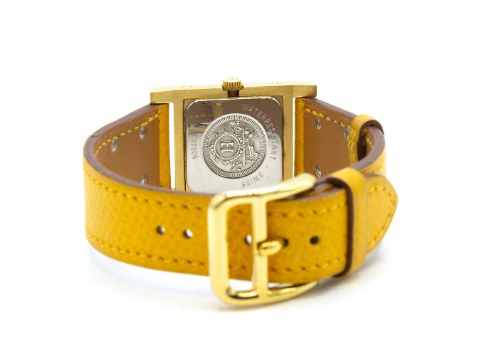Superbo orologio da donna Hermès Médor placcato oro. D'oro - vista 5