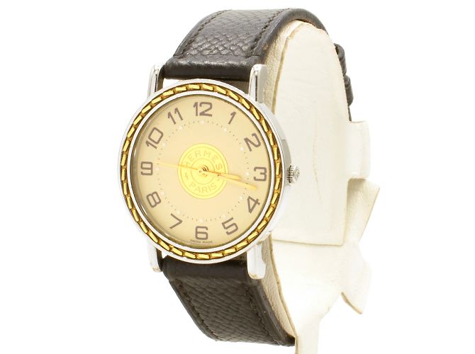 Reloj Sellier de Hermès. Dorado - vista 2