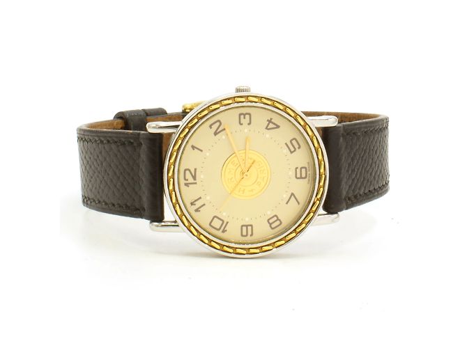 Reloj Sellier de Hermès. Dorado - vista 3