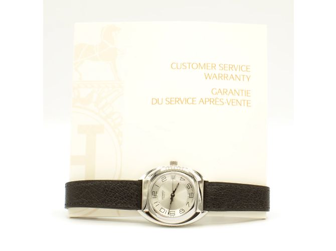 Hermès "Espace" Uhr. Silber - Ansicht 2