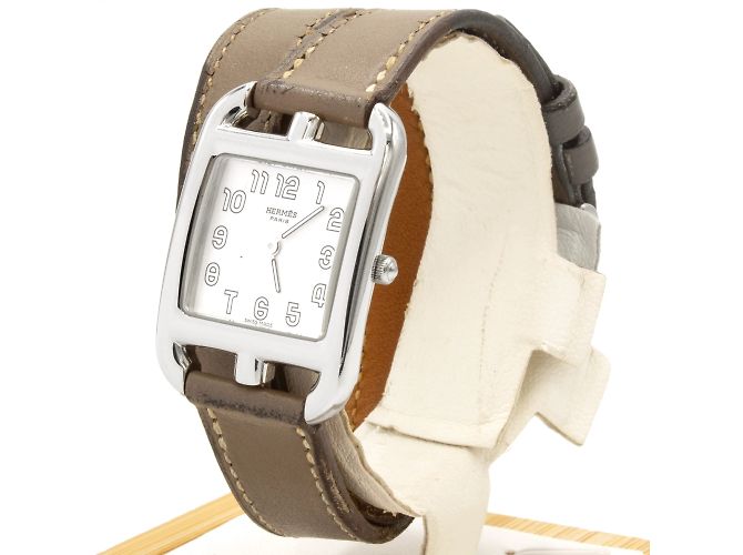 Reloj de dama Hermès "Cape Cod" modelo CC1.210 Plata - vista 2