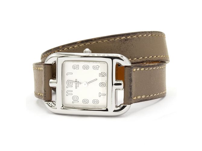 Reloj de dama Hermès "Cape Cod" modelo CC1.210 Plata - vista 3