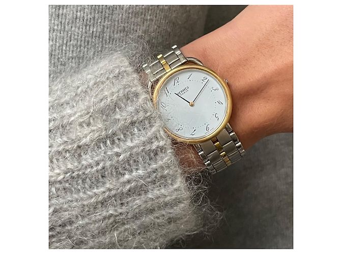 Hermès Reloj de dama Hermes Arceau (AR4.720). Plata - vista 2