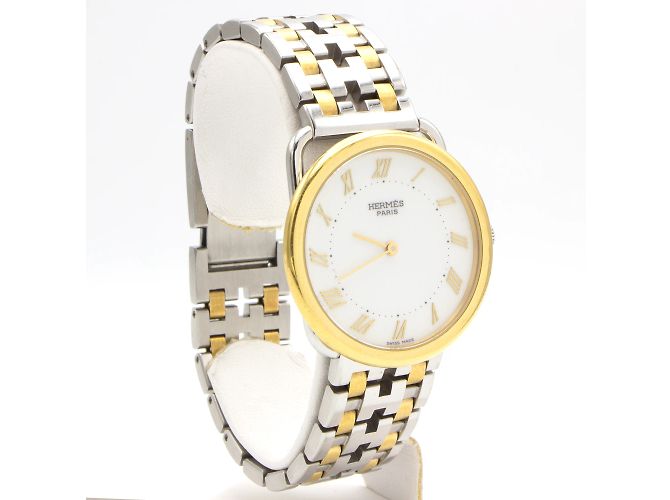 "Arceau" Uhr von Hermès. Golden - Ansicht 3