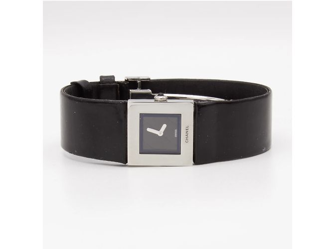 Reloj de dama "MATELASSÉE" de Chanel. Negro - vista 3