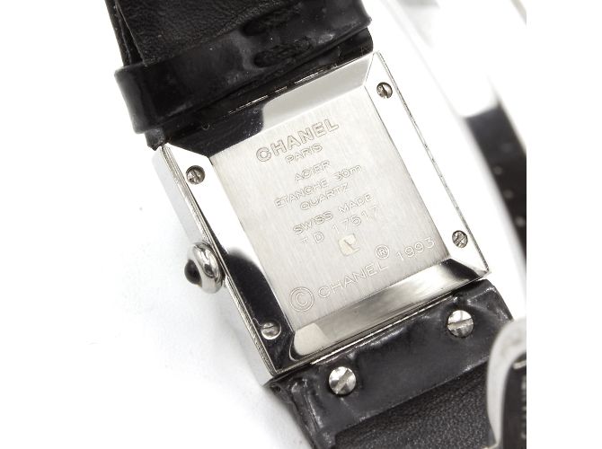 Reloj de dama "MATELASSÉE" de Chanel. Negro - vista 5