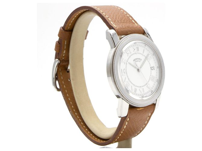 Hermès Orologio Carrick in acciaio Hermes. Argento - vista 3