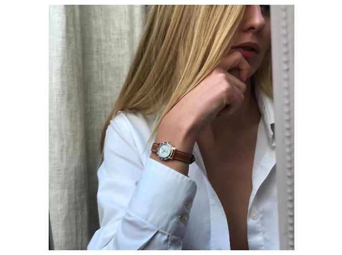 Hermès Reloj de mujer Hermes Clipper, modelo CL4.230 en acero. Plata - vista 7