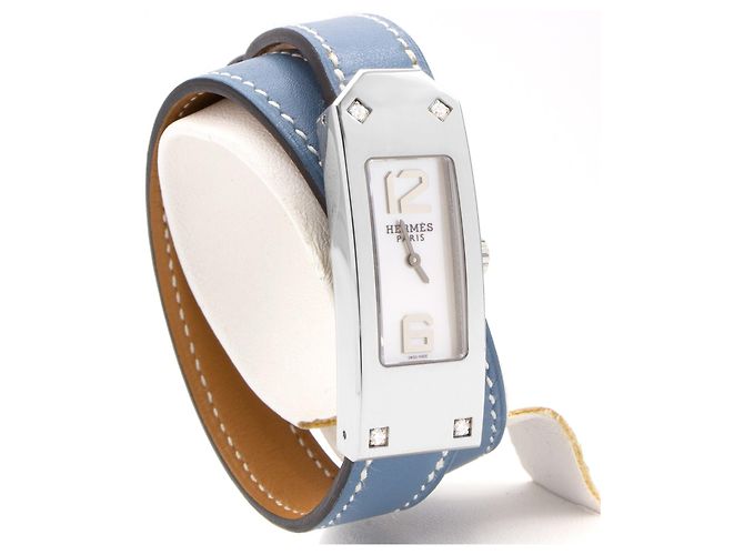 Reloj Hermès Kelly II (REF: KT1.230). Plata - vista 3