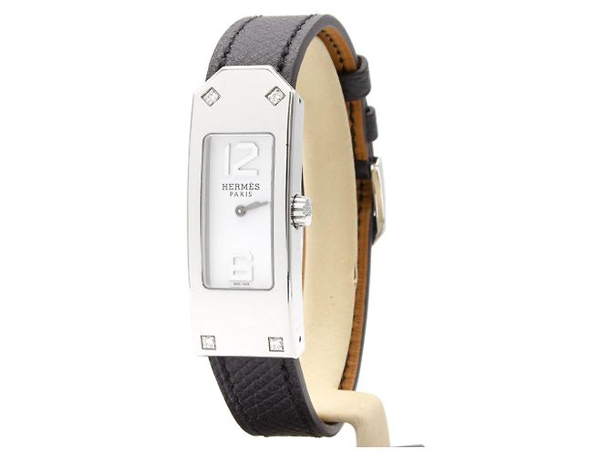 Hermès Uhr Modell Kelly II. Silber - Ansicht 2