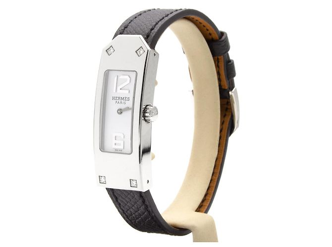Hermès Uhr Modell Kelly II. Silber - Ansicht 3