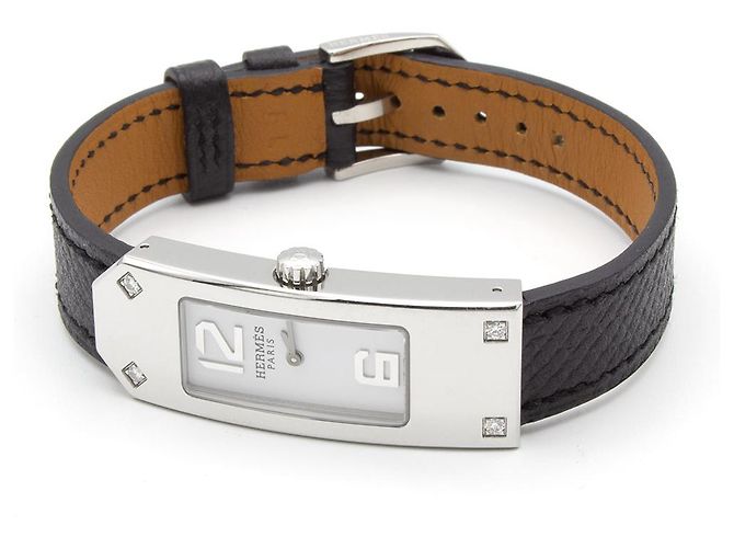 Hermès Uhr Modell Kelly II. Silber - Ansicht 5