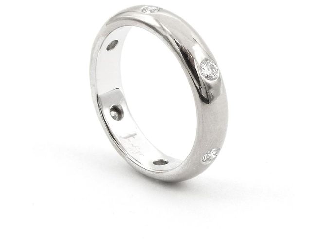 Anello Cartier Stella in oro bianco e diamanti misura 48 Argento - vista 3