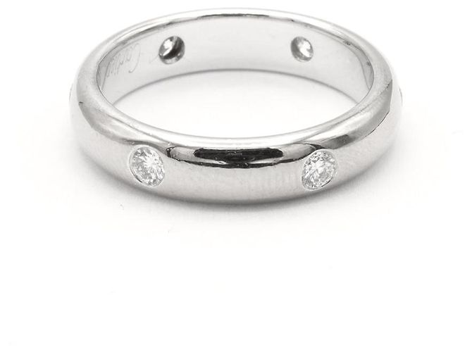 Anello Cartier Stella in oro bianco e diamanti misura 48 Argento - vista 5