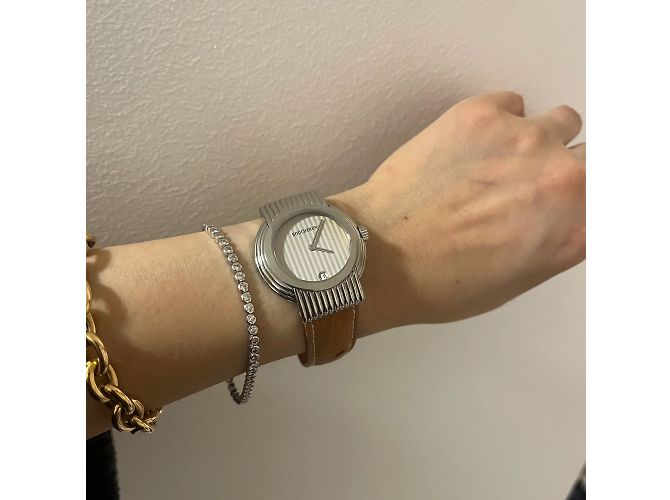 Boucheron Reflet-Solis Uhr aus Edelstahl Silber - Ansicht 2