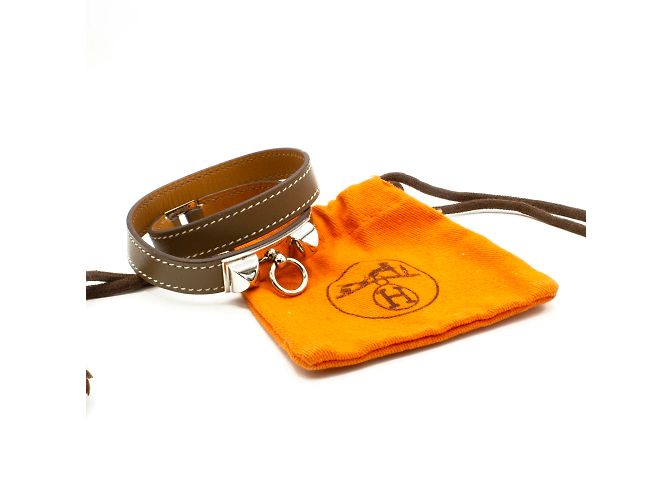 Médor Bracciale a doppio giro Hermès Rivale; Argento - vista 2
