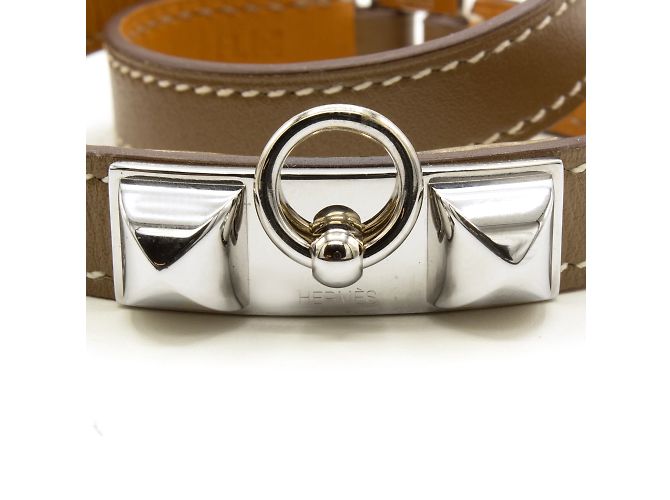 Médor Bracciale a doppio giro Hermès Rivale; Argento - vista 6