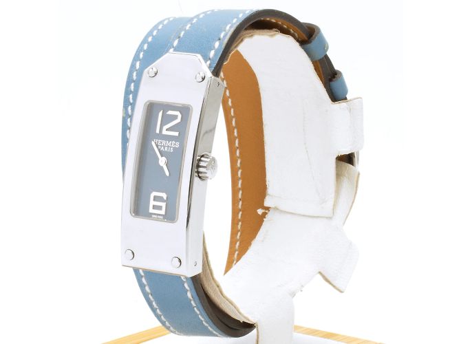 Orologio Hermès modello Kelly II Blu - vista 2