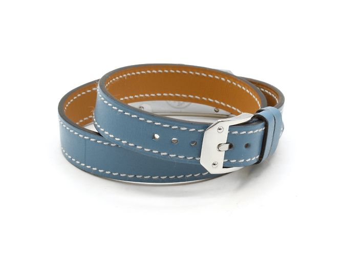 Orologio Hermès modello Kelly II Blu - vista 4