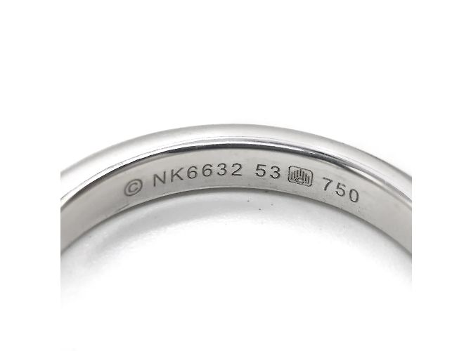Cartier Ring aus 18 Karat Weißgold mit Diamant Herz Silber - Ansicht 3