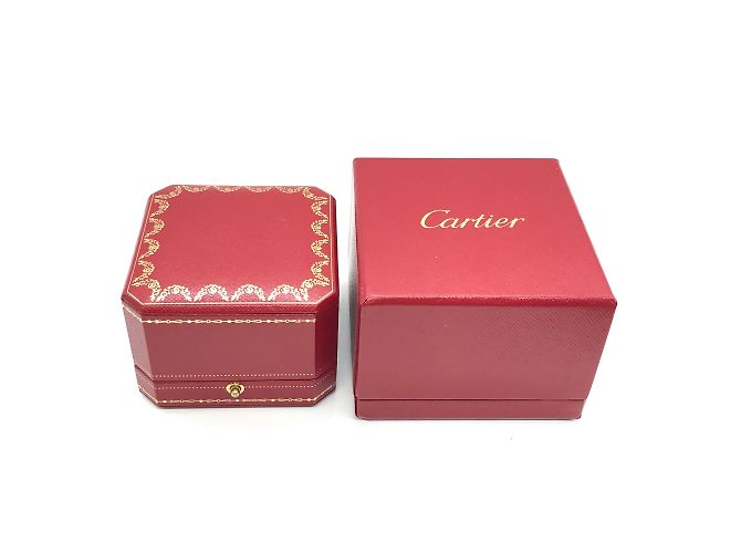 Cartier Ring aus 18 Karat Weißgold mit Diamant Herz Silber - Ansicht 4