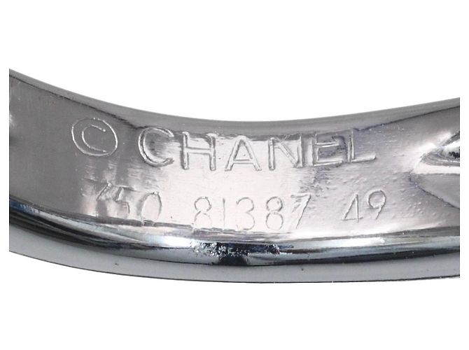 Chanel Ring aus Weißgold mit Chalcedon und Diamant Größe 49 Silber - Ansicht 6