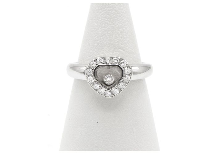 Anillo Chopard "Happy Diamonds". Plata - vista 4