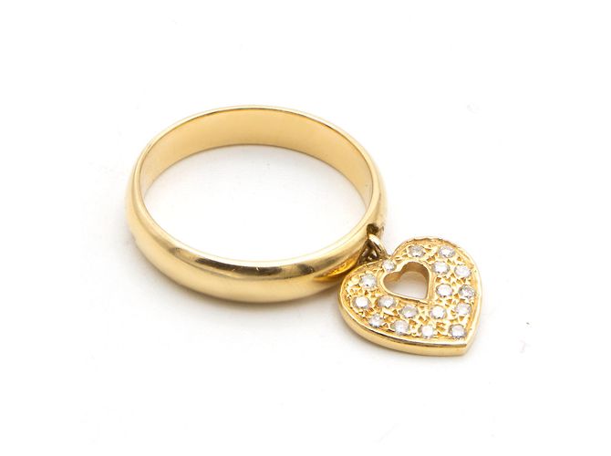 Poiray Ring "Coeur Secret". Golden - Ansicht 2